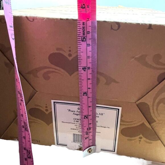 Jim Shore Angel with Two Doves Peace and Goodwill To All Figurine 4007933 2007 - Picture 6 of 16